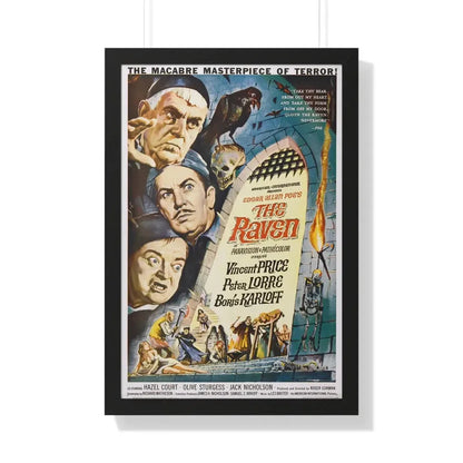 THE RAVEN (3) 1935 - Framed Movie Poster 20" x 30" Black - The Sticker Space