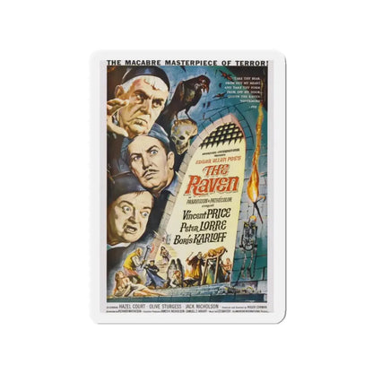 THE RAVEN (3) 1935 Movie Poster - Refrigerator Magnet 2 Inch Die-Cut - The Sticker Space