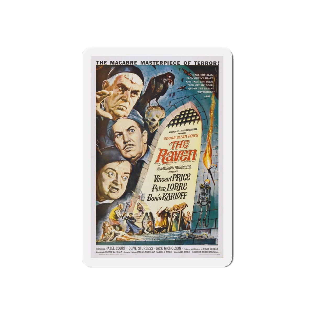 THE RAVEN (3) 1935 Movie Poster - Refrigerator Magnet