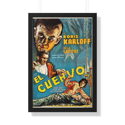 THE RAVEN (ARGENTINA) 1935 - Framed Movie Poster-20" x 30"-The Sticker Space