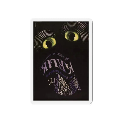 THE RAVEN (POLISH) 1963 Movie Poster - Refrigerator Magnet 5 Inch Die-Cut - The Sticker Space