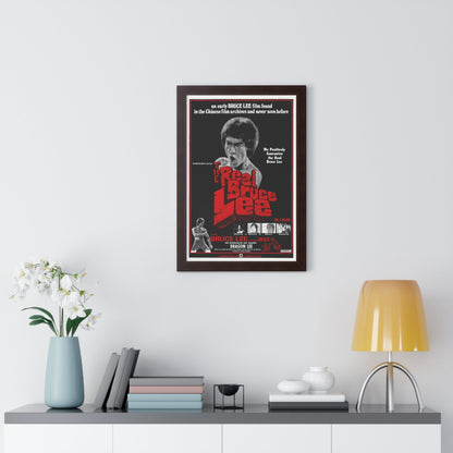 THE REAL BRUCE LEE 1977 - Framed Movie Poster-The Sticker Space