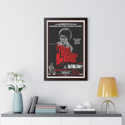 THE REAL BRUCE LEE 1977 - Framed Movie Poster-The Sticker Space