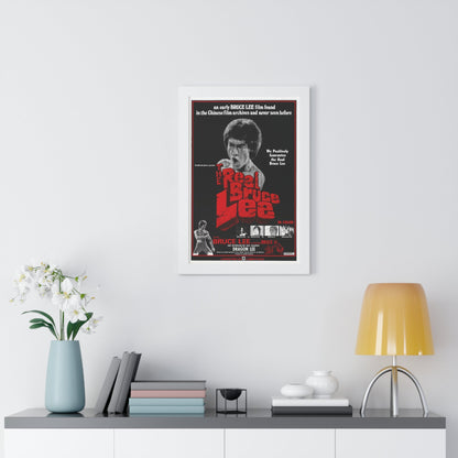 THE REAL BRUCE LEE 1977 - Framed Movie Poster-The Sticker Space