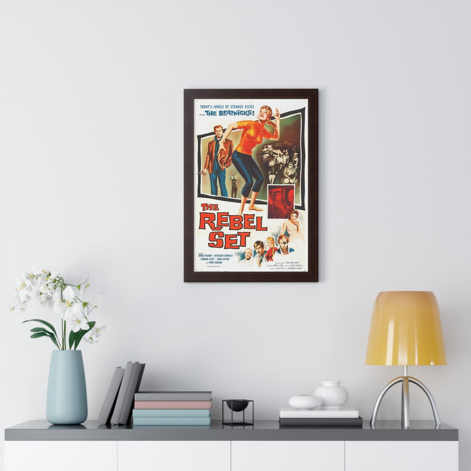 THE REBEL SET 1959 - Framed Movie Poster-The Sticker Space