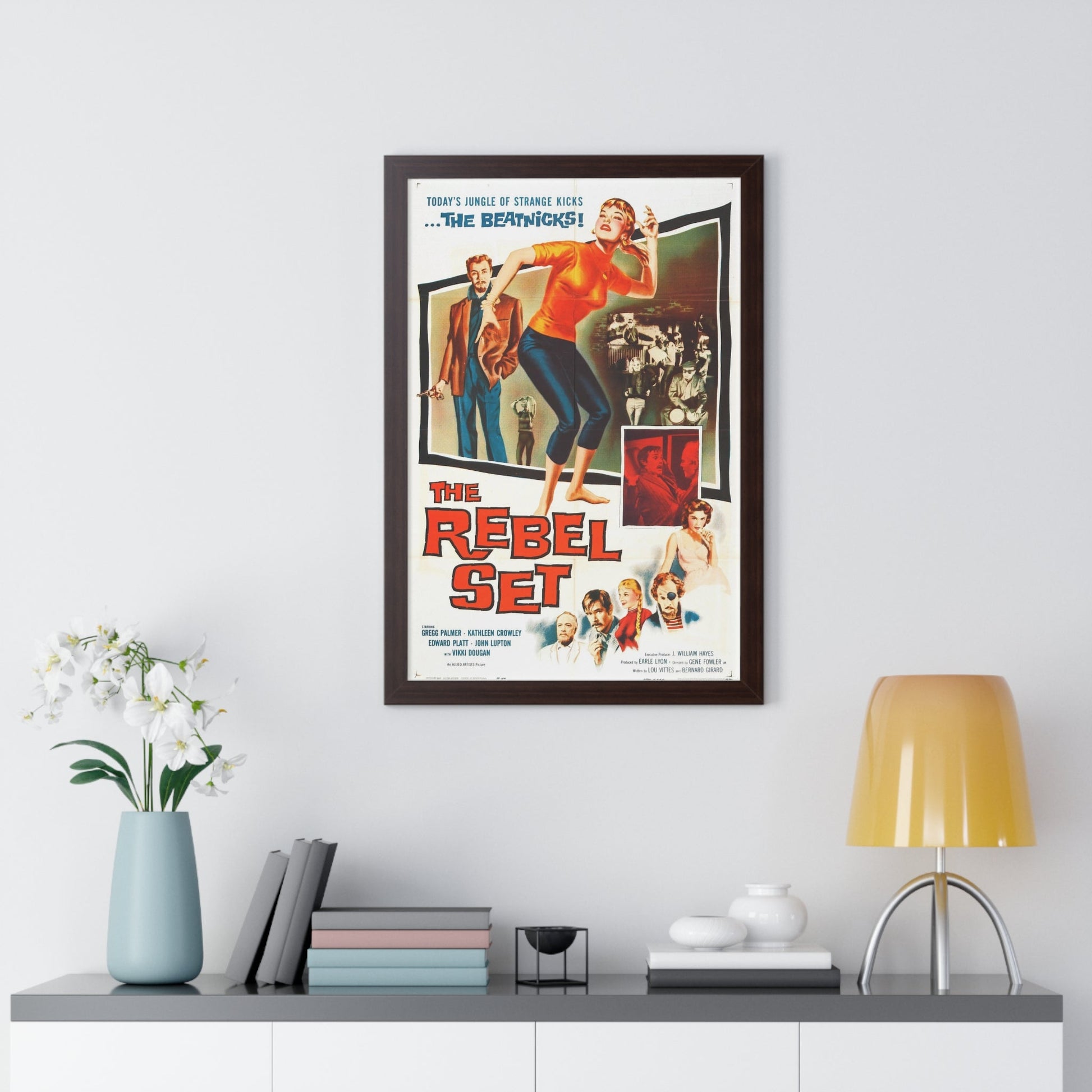 THE REBEL SET 1959 - Framed Movie Poster-The Sticker Space