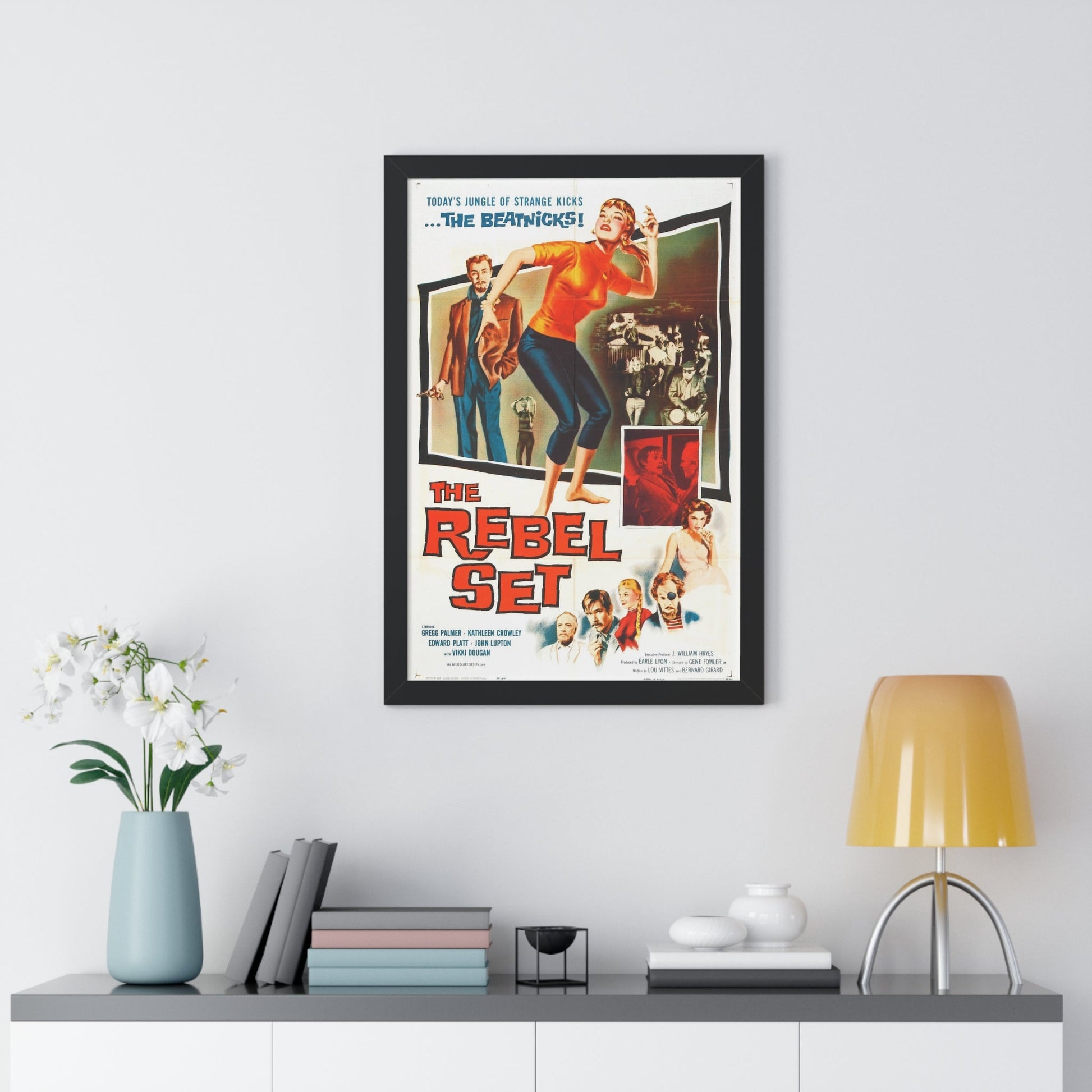 THE REBEL SET 1959 - Framed Movie Poster-The Sticker Space