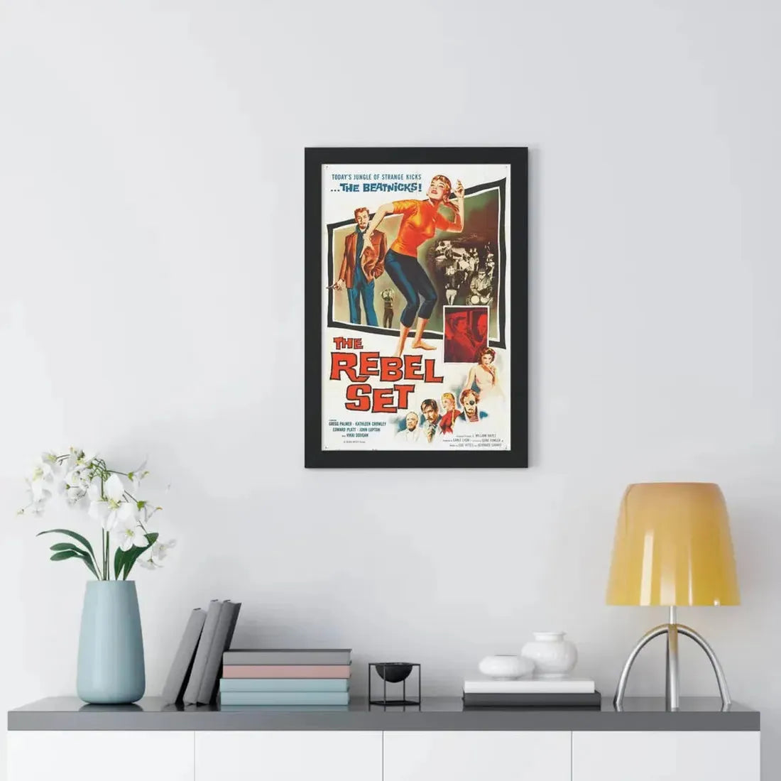 THE REBEL SET 1959 - Framed Movie Poster - The Sticker Space