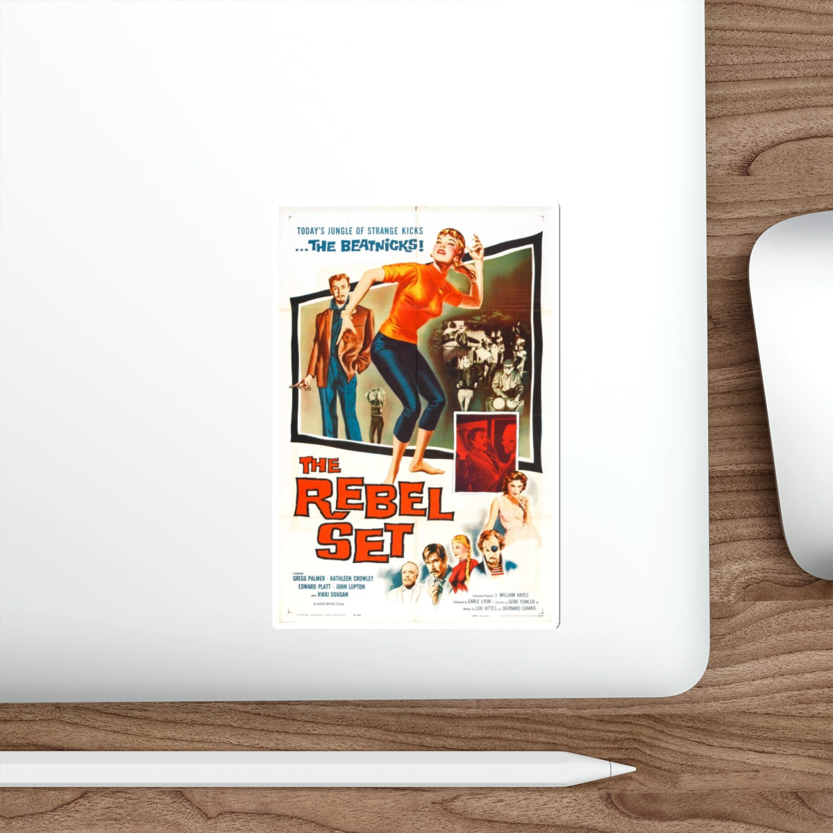THE REBEL SET 1959 Movie Poster STICKER Vinyl Die-Cut Decal-The Sticker Space