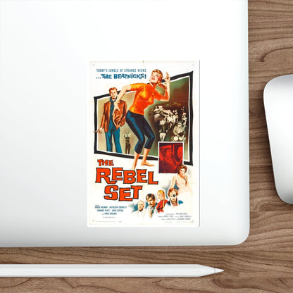 THE REBEL SET 1959 Movie Poster STICKER Vinyl Die-Cut Decal-The Sticker Space