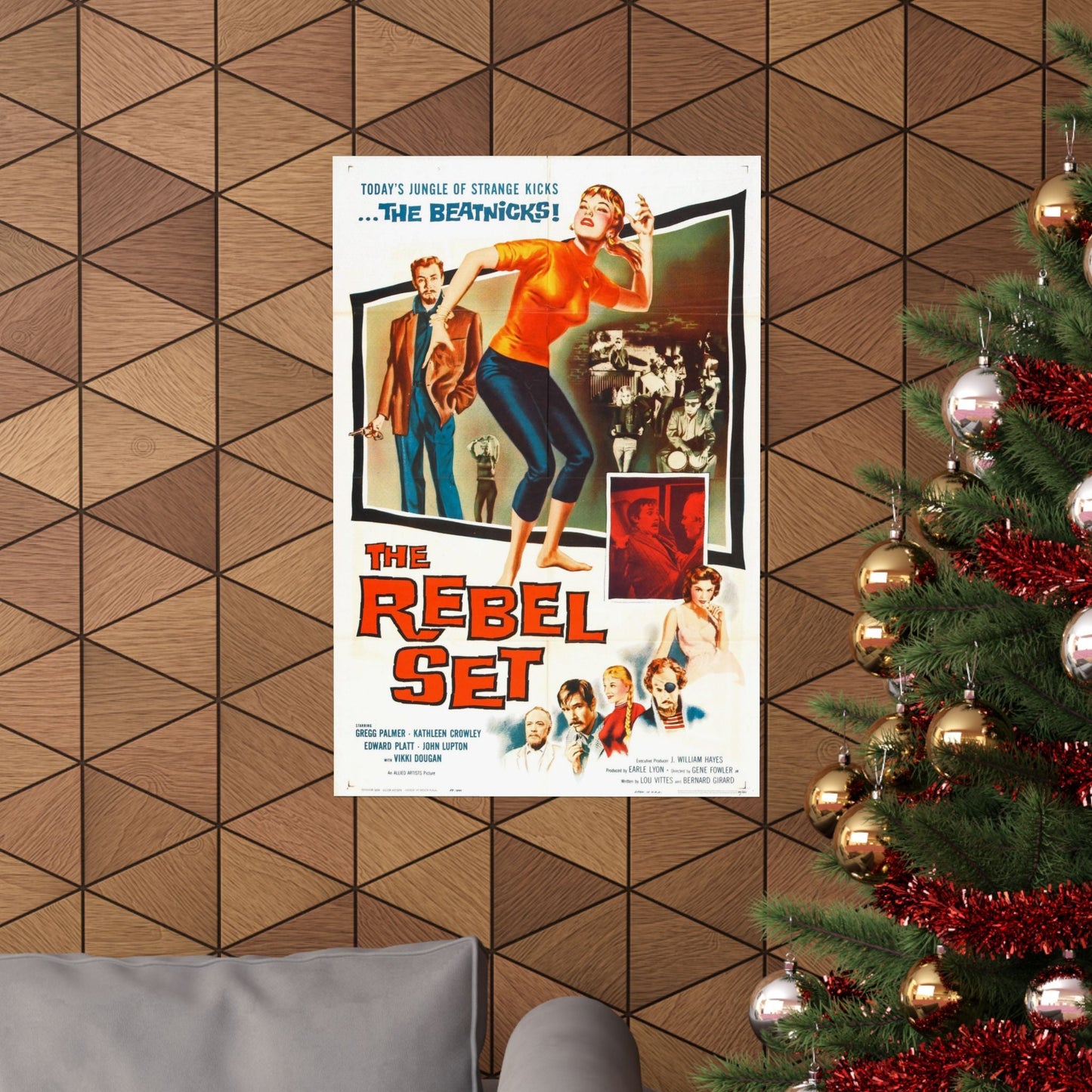 THE REBEL SET 1959 - Paper Movie Poster-The Sticker Space