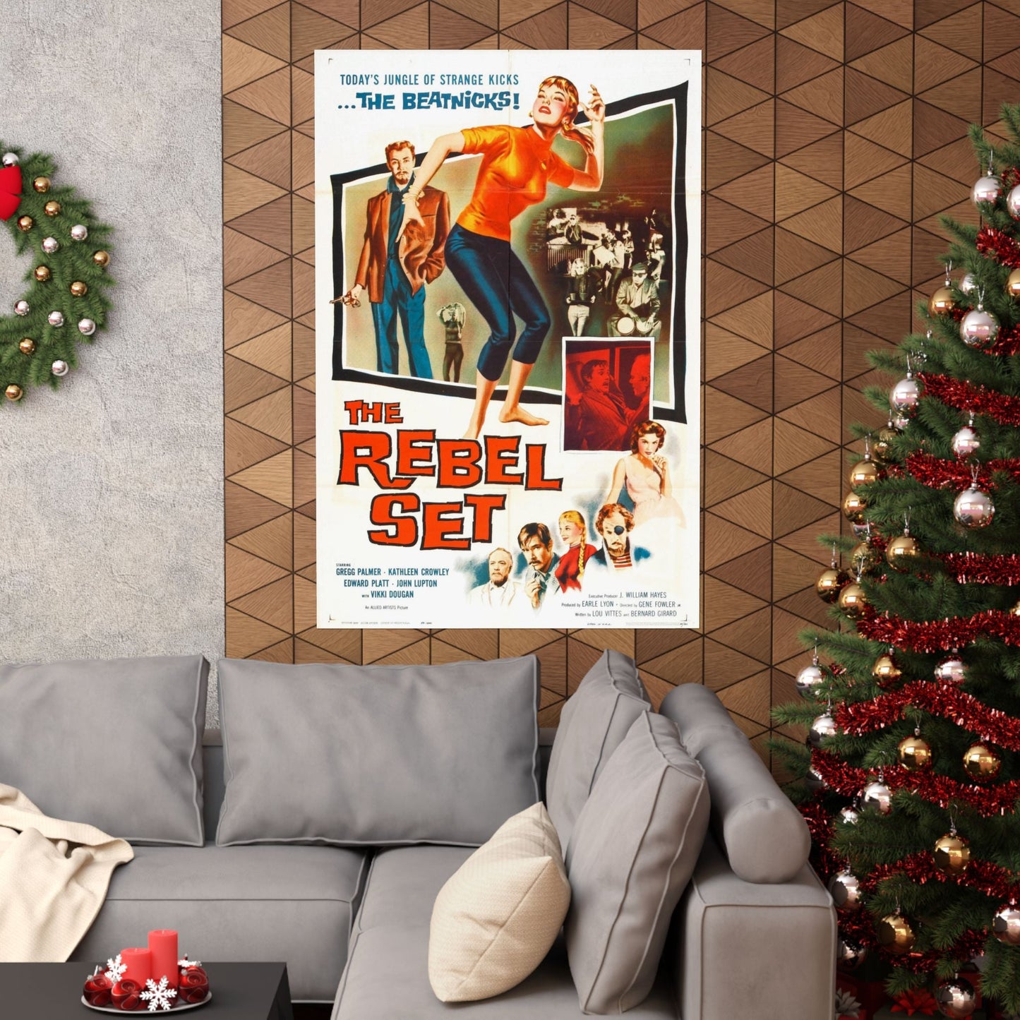 THE REBEL SET 1959 - Paper Movie Poster-The Sticker Space