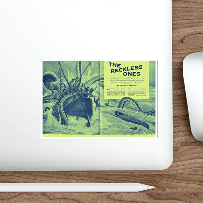 The Reckless Ones, Cryptozoology Anthology (Magazine Illustration) STICKER Vinyl Die-Cut Decal-The Sticker Space