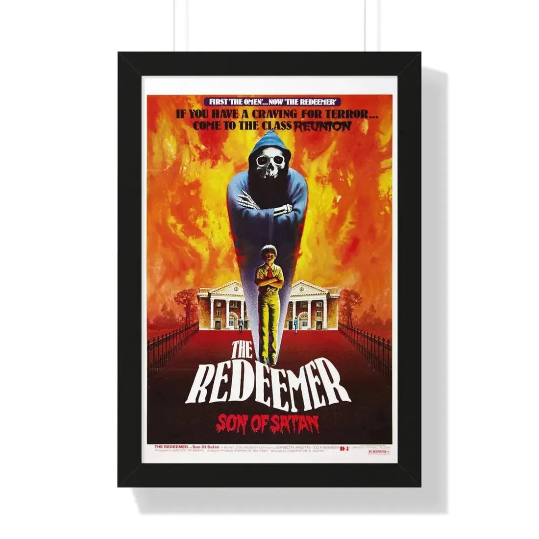 THE REDEEMER 1965 - Framed Movie Poster 16″ x 24″ Black - The Sticker Space