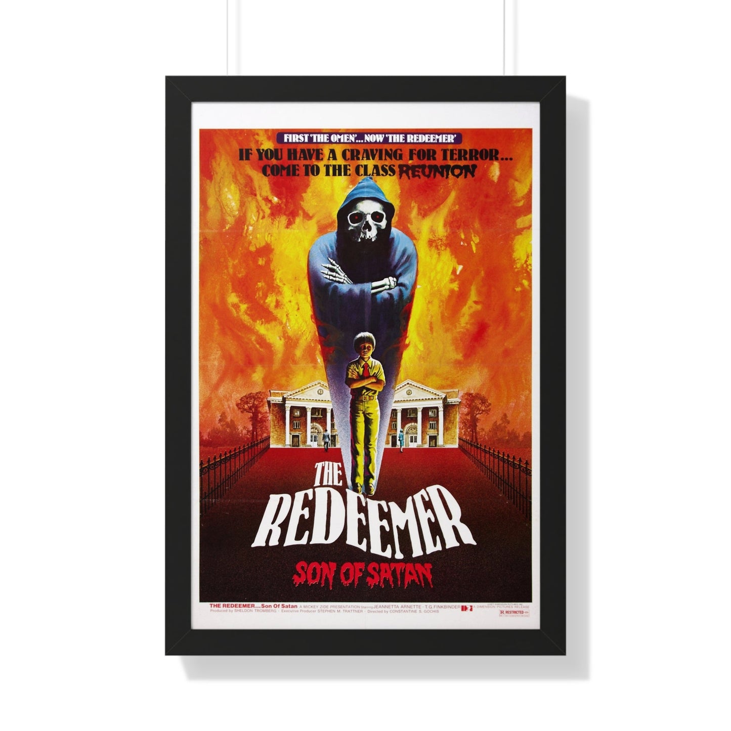 THE REDEEMER 1965 - Framed Movie Poster-20" x 30"-The Sticker Space