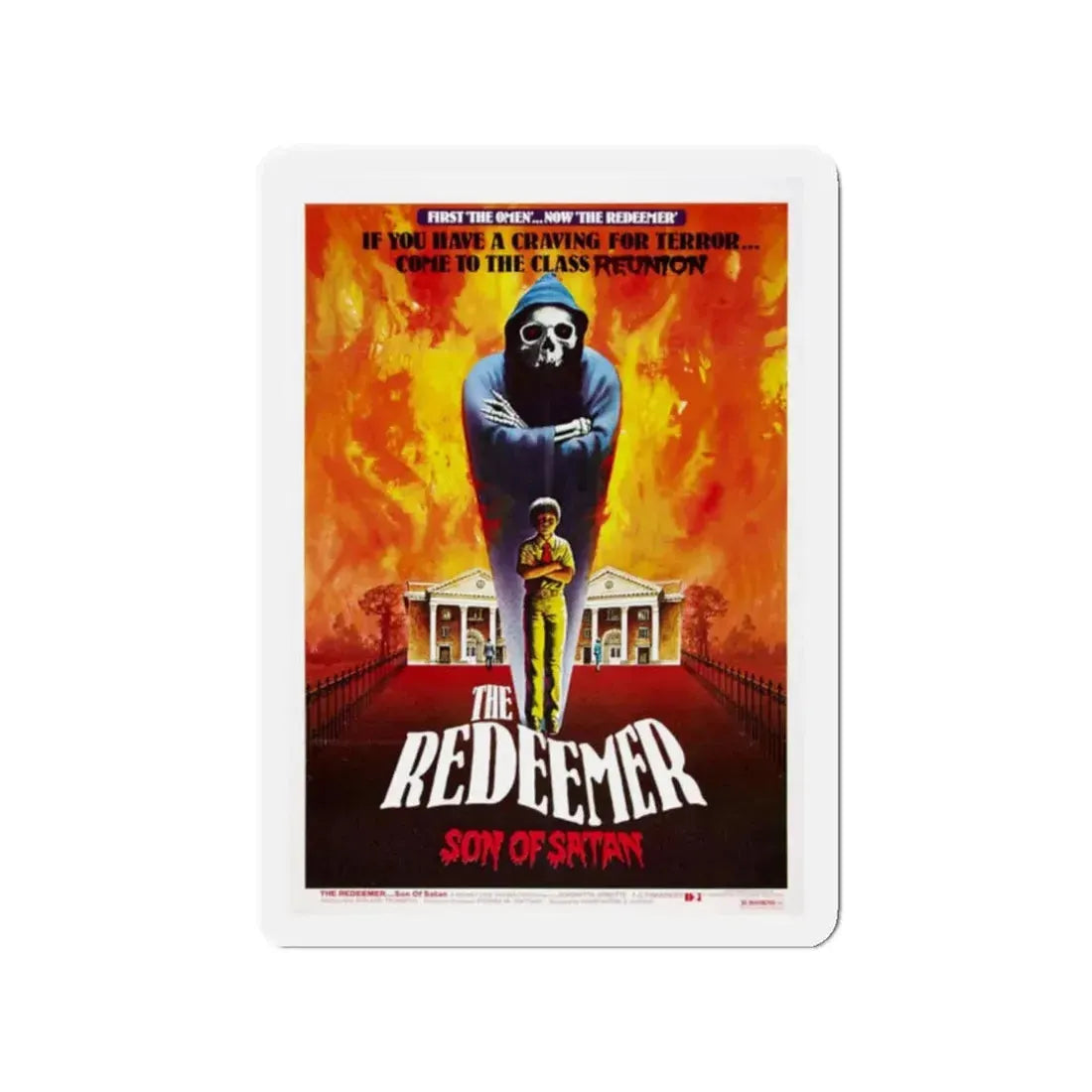 THE REDEEMER 1965 Movie Poster - Refrigerator Magnet 2 Inch - The Sticker Space