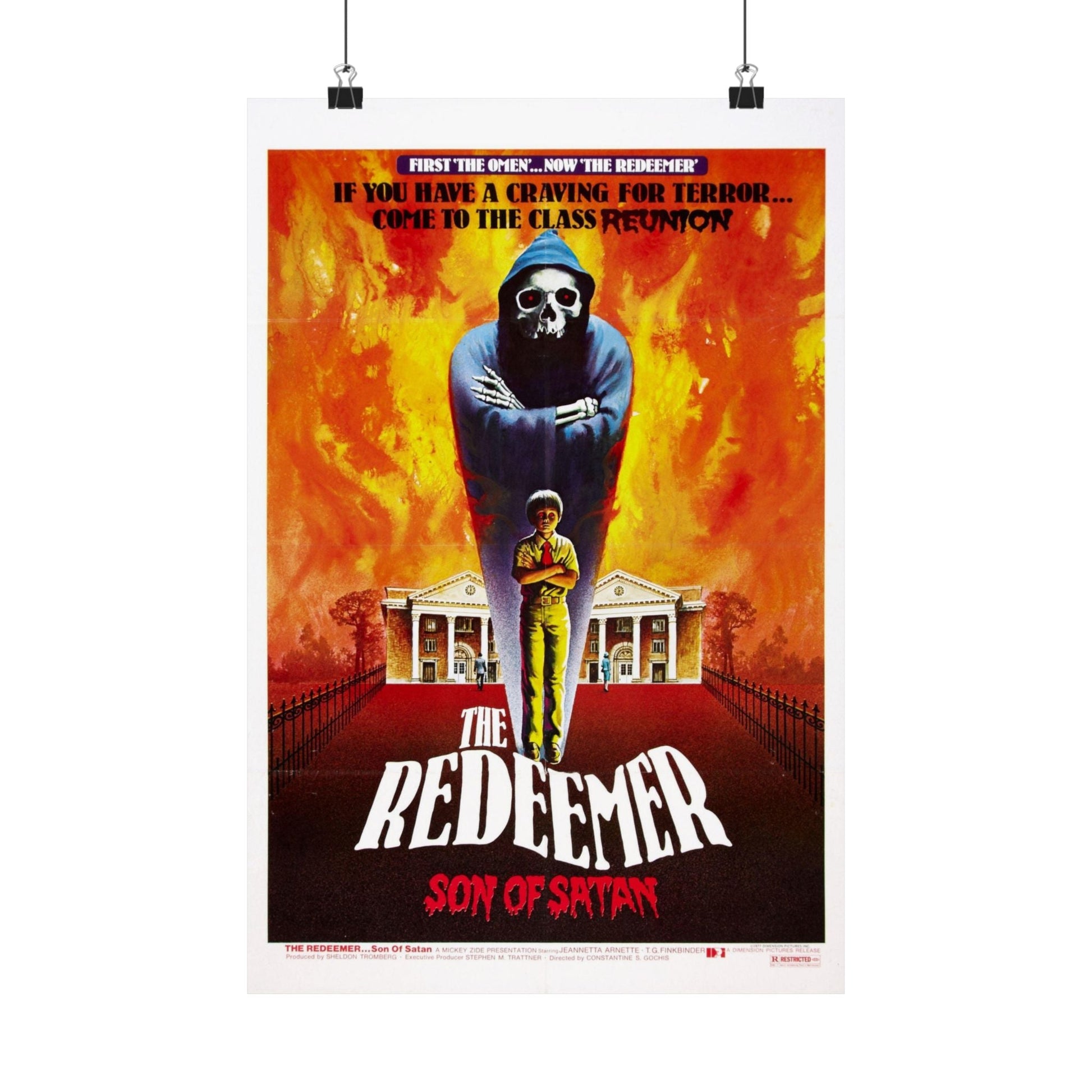 THE REDEEMER 1965 - Paper Movie Poster-12″ x 18″-The Sticker Space