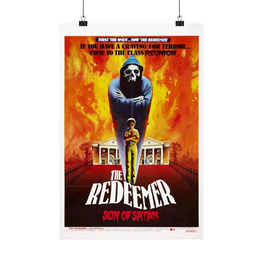 THE REDEEMER 1965 - Paper Movie Poster 12″ x 18″ Matte - The Sticker Space