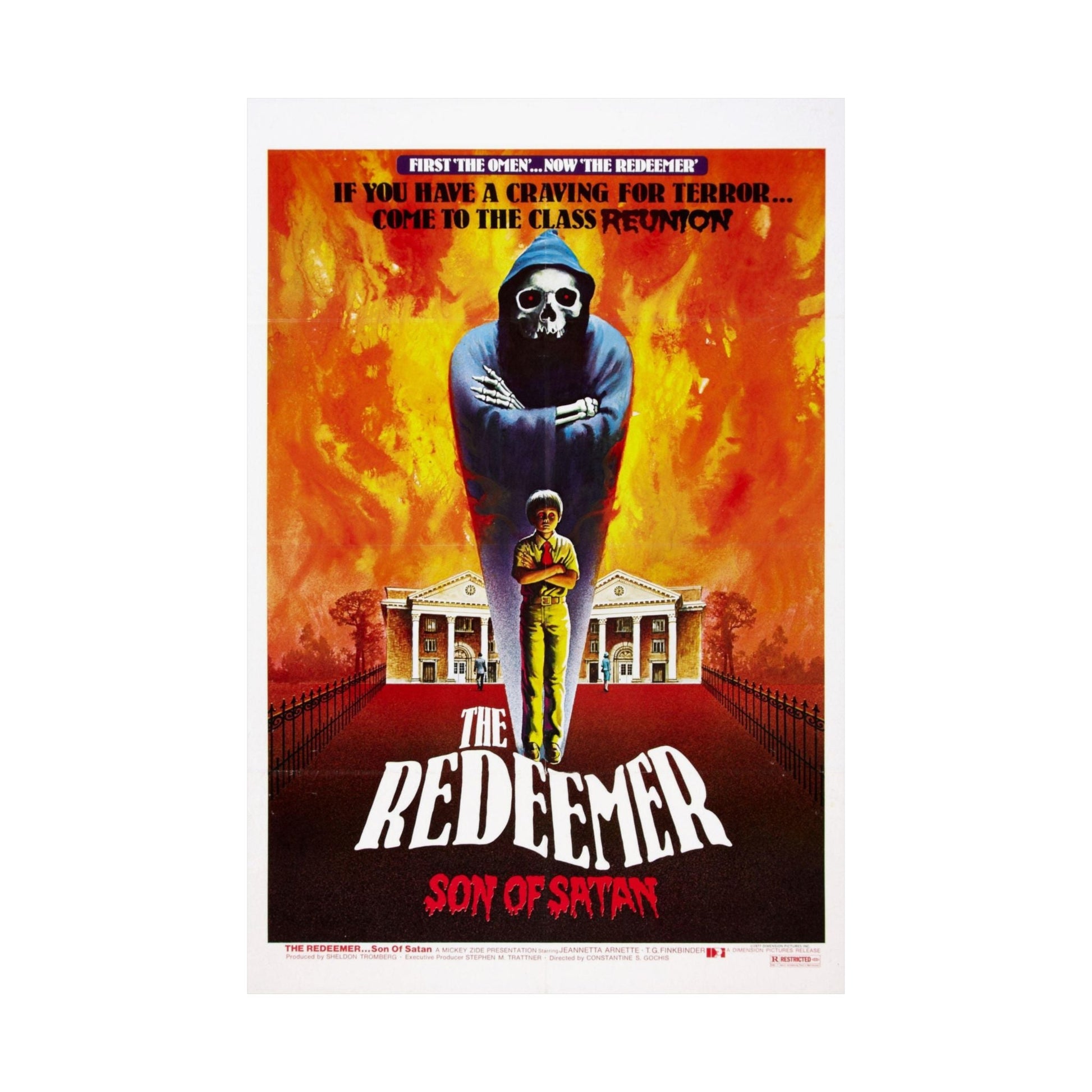 THE REDEEMER 1965 - Paper Movie Poster-The Sticker Space