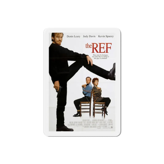 The Ref 1994 Movie Poster Refrigerator Magnet 2 Inch - The Sticker Space