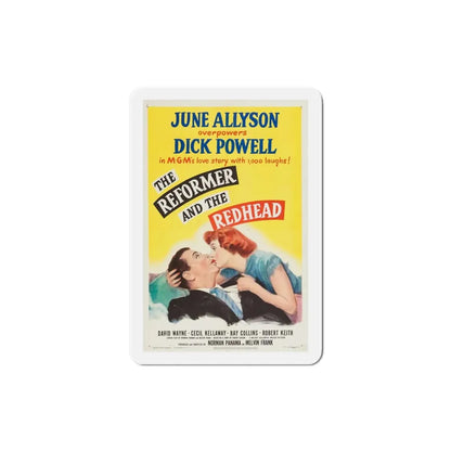 The Reformer and the Redhead 1950 Movie Poster Refrigerator Magnet 4 Inch - The Sticker Space