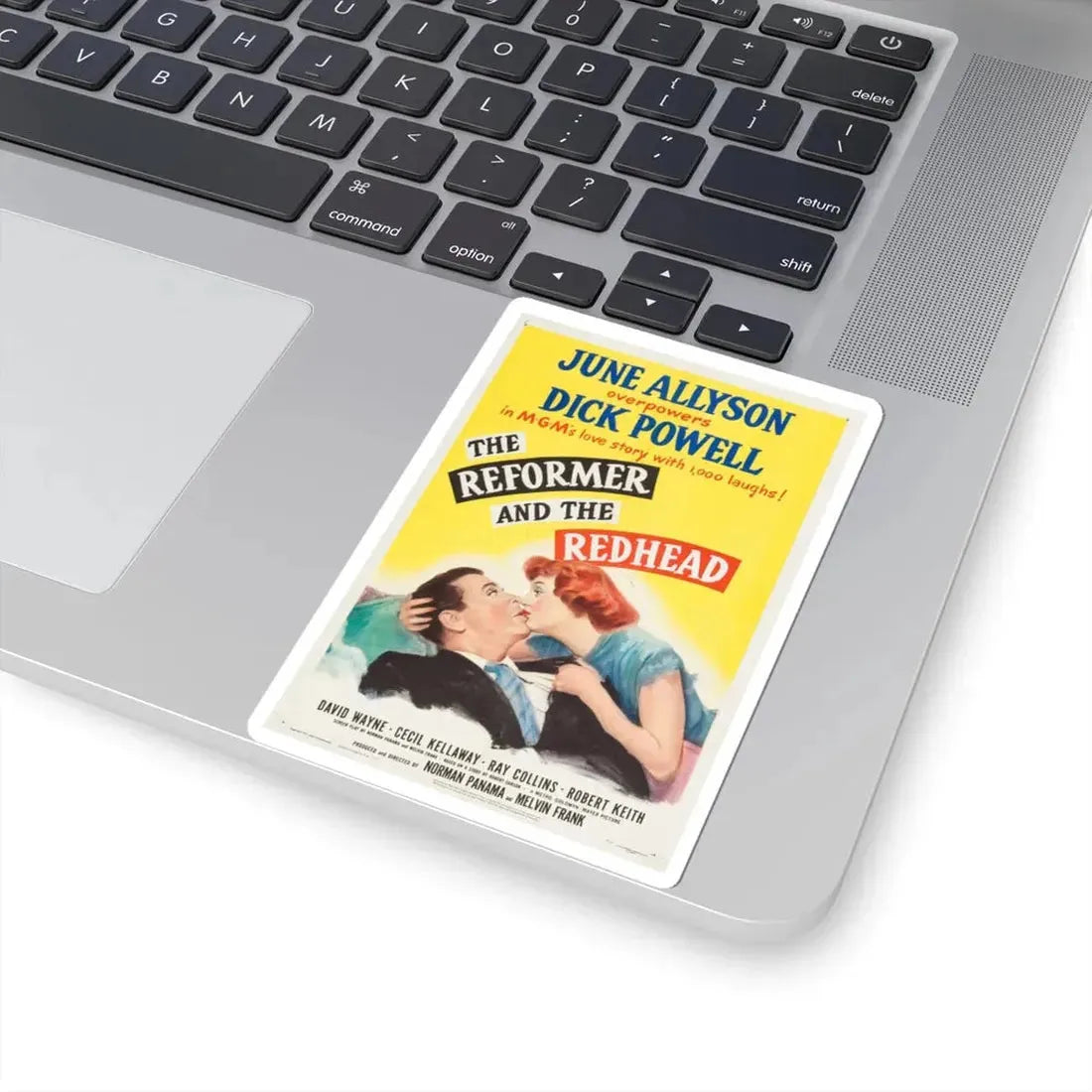 The Reformer and the Redhead 1950 Movie Poster - STICKER Vinyl Kiss-Cut Decal - The Sticker Space