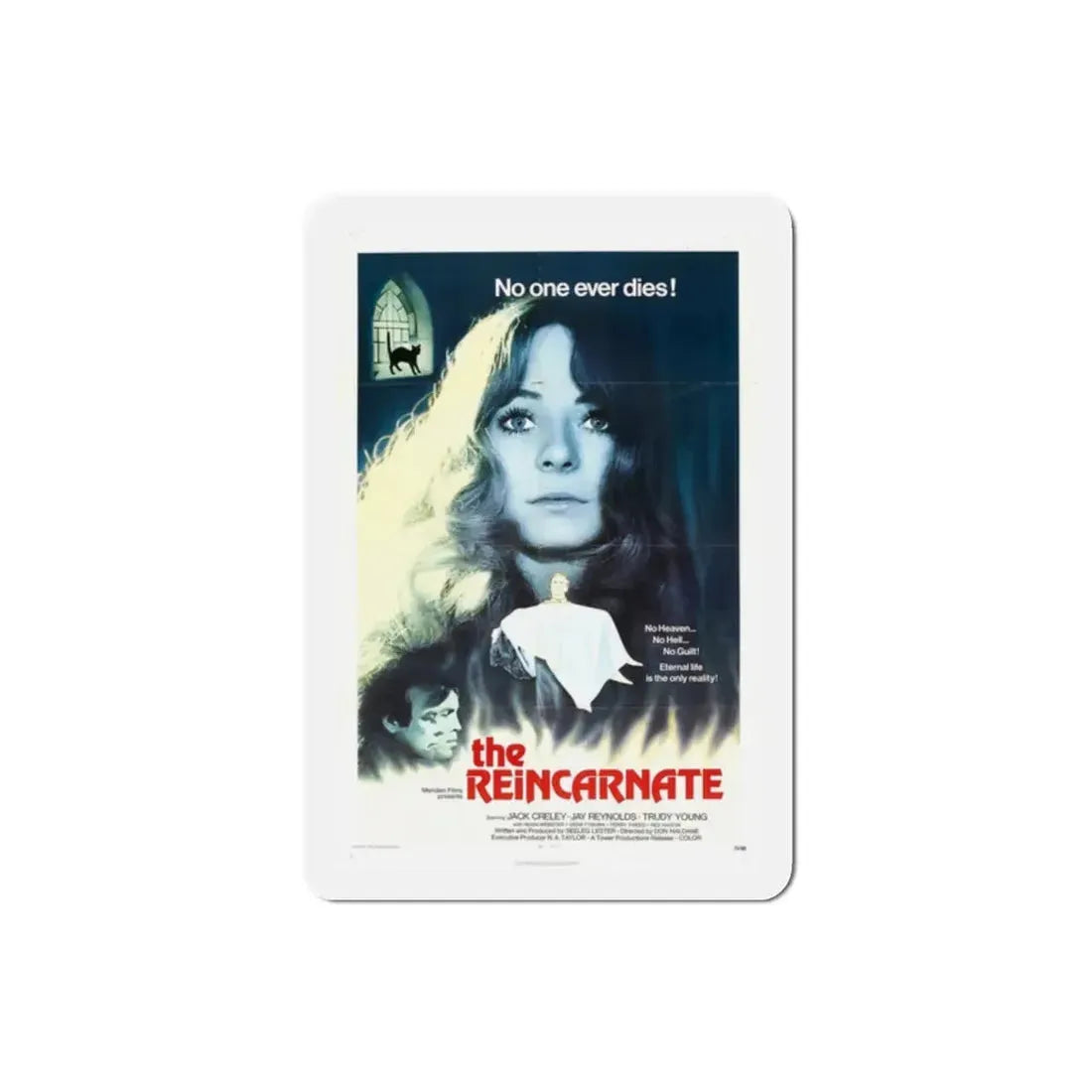 The Reincarnate 1971 Movie Poster Refrigerator Magnet 2 Inch - The Sticker Space