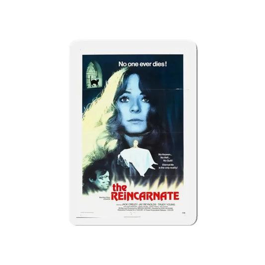 THE REINCARNATE 1971 Movie Poster - Refrigerator Magnet 6 Inch Die-Cut - The Sticker Space