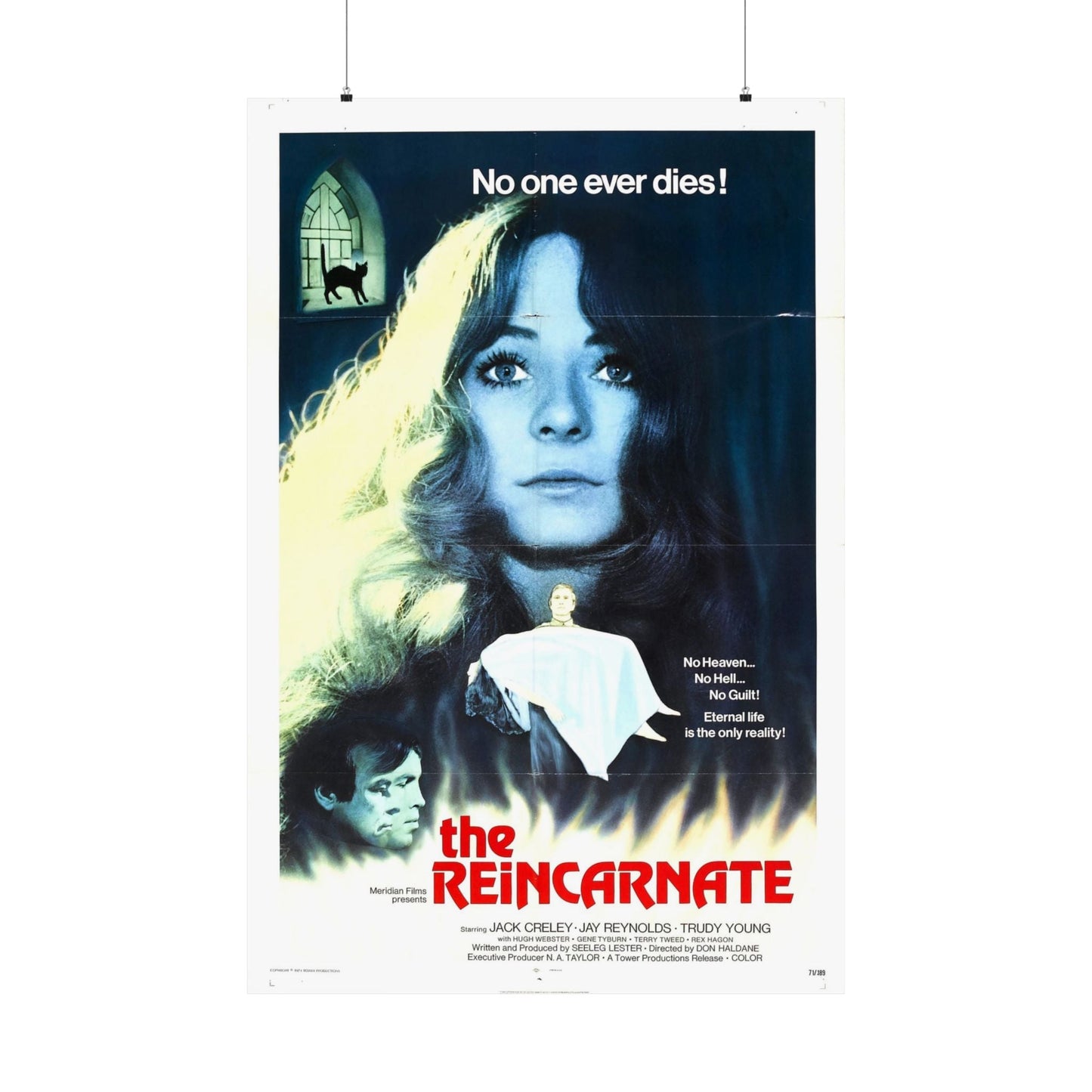 THE REINCARNATE 1971 - Paper Movie Poster-36" x 54"-The Sticker Space