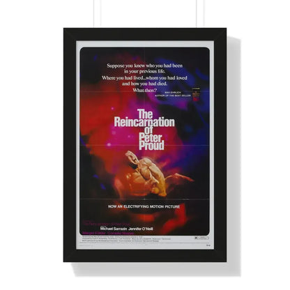 THE REINCARNATION OF PETER PROUD 1975 - Framed Movie Poster 16″ x 24″ Black - The Sticker Space
