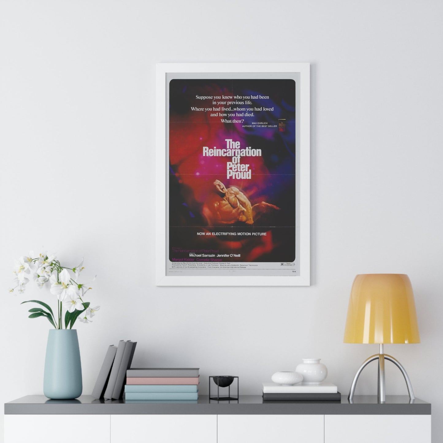 THE REINCARNATION OF PETER PROUD 1975 - Framed Movie Poster-The Sticker Space