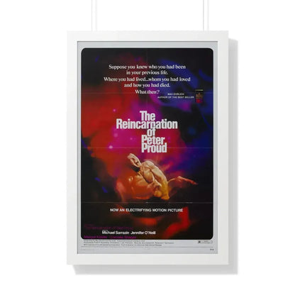 THE REINCARNATION OF PETER PROUD 1975 - Framed Movie Poster 20" x 30" White - The Sticker Space