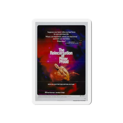 THE REINCARNATION OF PETER PROUD 1975 Movie Poster - Refrigerator Magnet 6 Inch - The Sticker Space