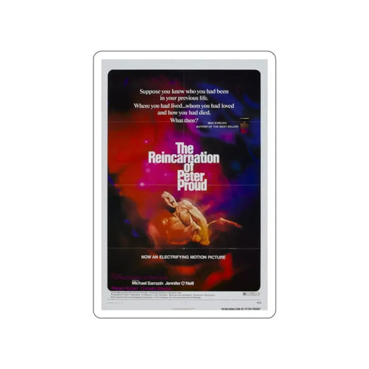 THE REINCARNATION OF PETER PROUD 1975 Movie Poster STICKER Vinyl Die-Cut Decal 2 Inch - The Sticker Space
