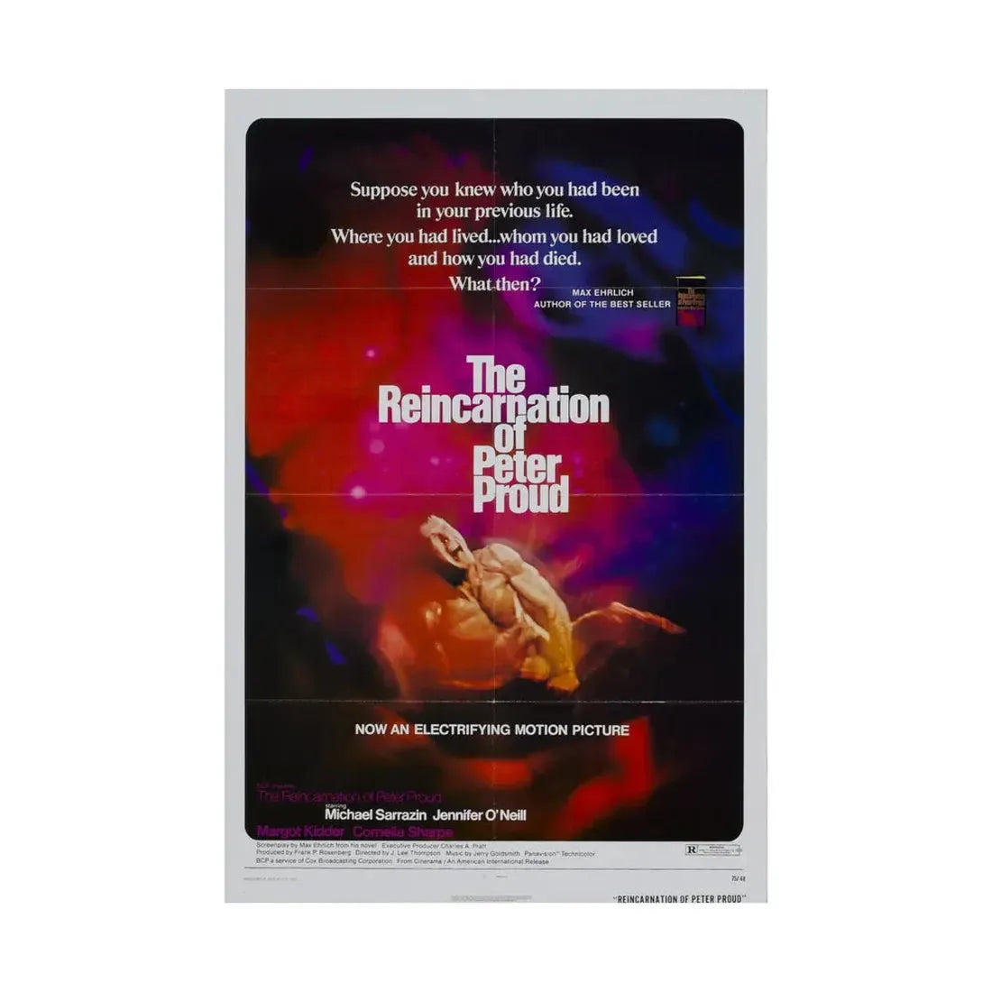 THE REINCARNATION OF PETER PROUD 1975 - Paper Movie Poster - The Sticker Space