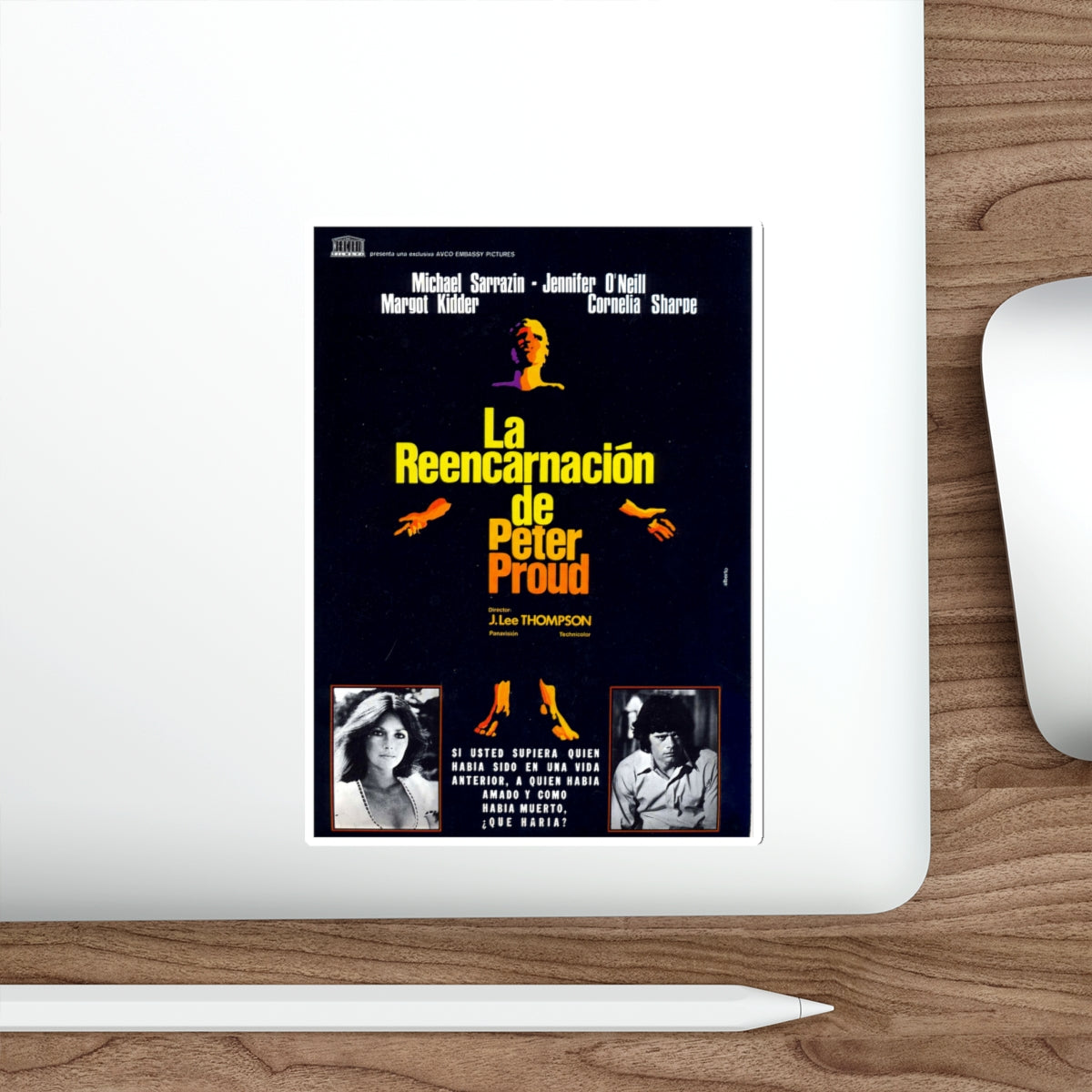 THE REINCARNATION OF PETER PROUD (2) 1975 Movie Poster STICKER Vinyl Die-Cut Decal-The Sticker Space