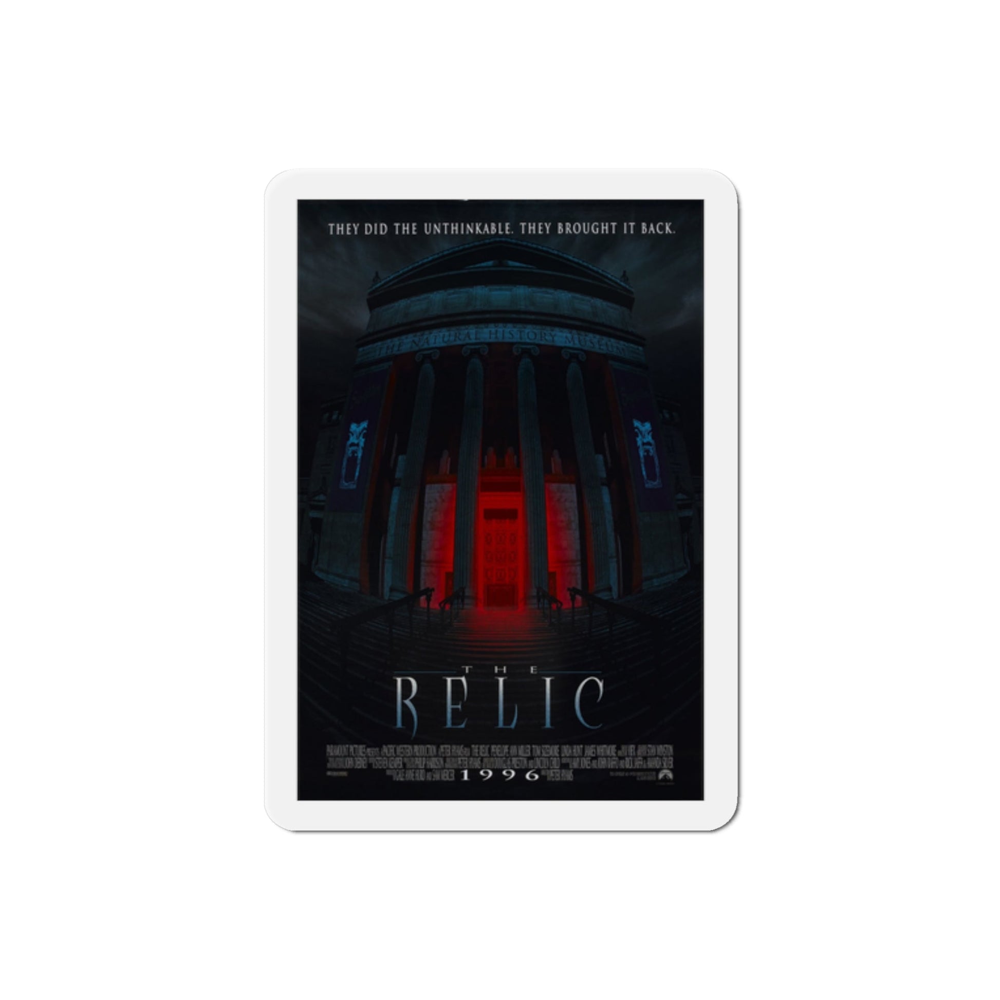 The Relic 1997 Movie Poster Die-Cut Magnet-2" x 2"-The Sticker Space
