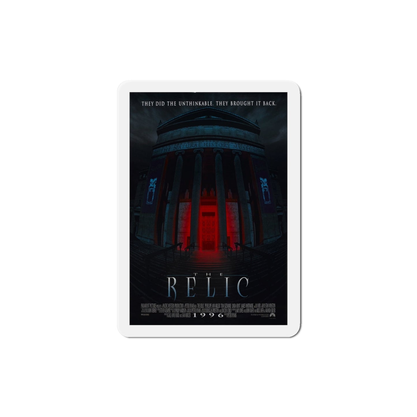 The Relic 1997 Movie Poster Die-Cut Magnet-4" x 4"-The Sticker Space