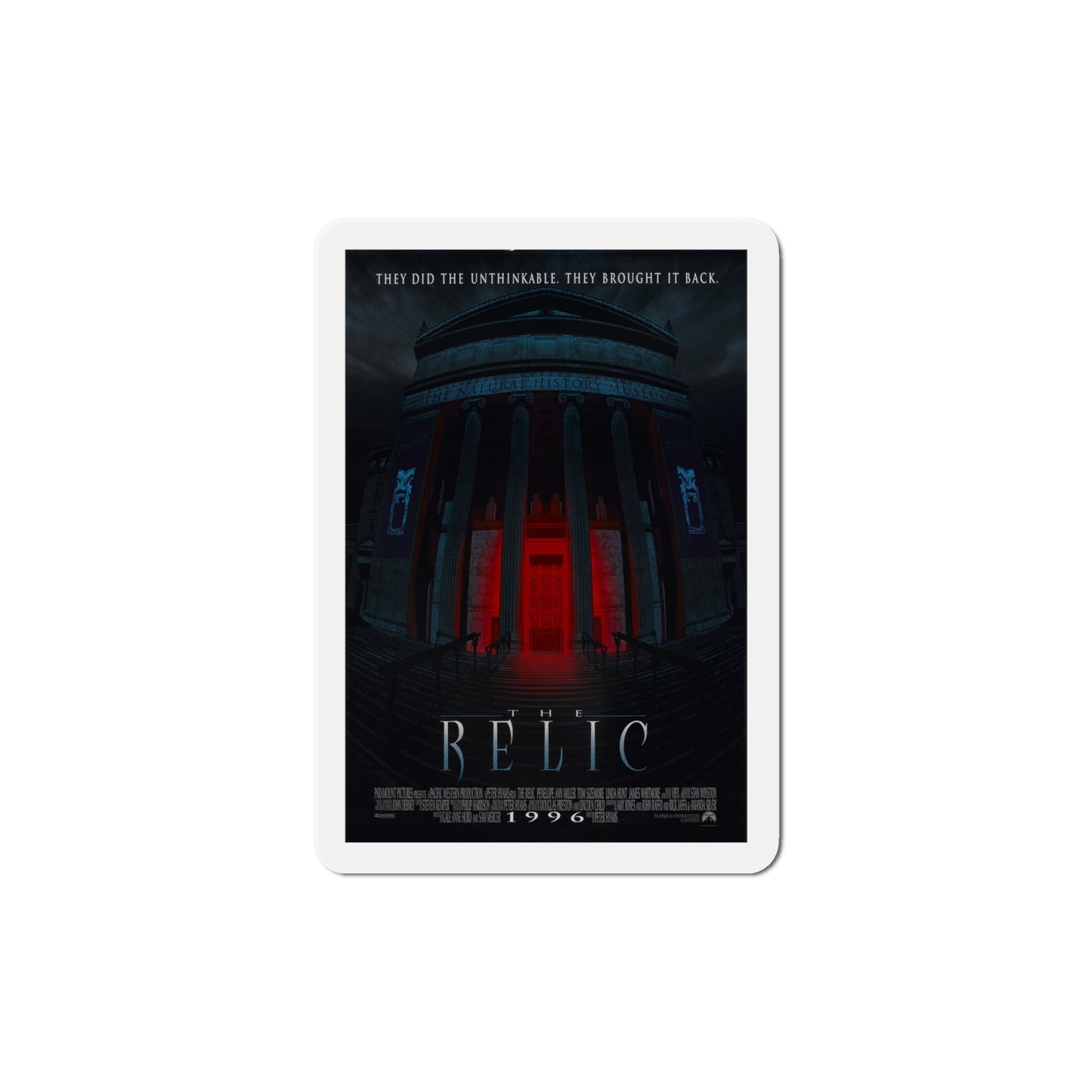 The Relic 1997 Movie Poster Die-Cut Magnet-6 Inch-The Sticker Space