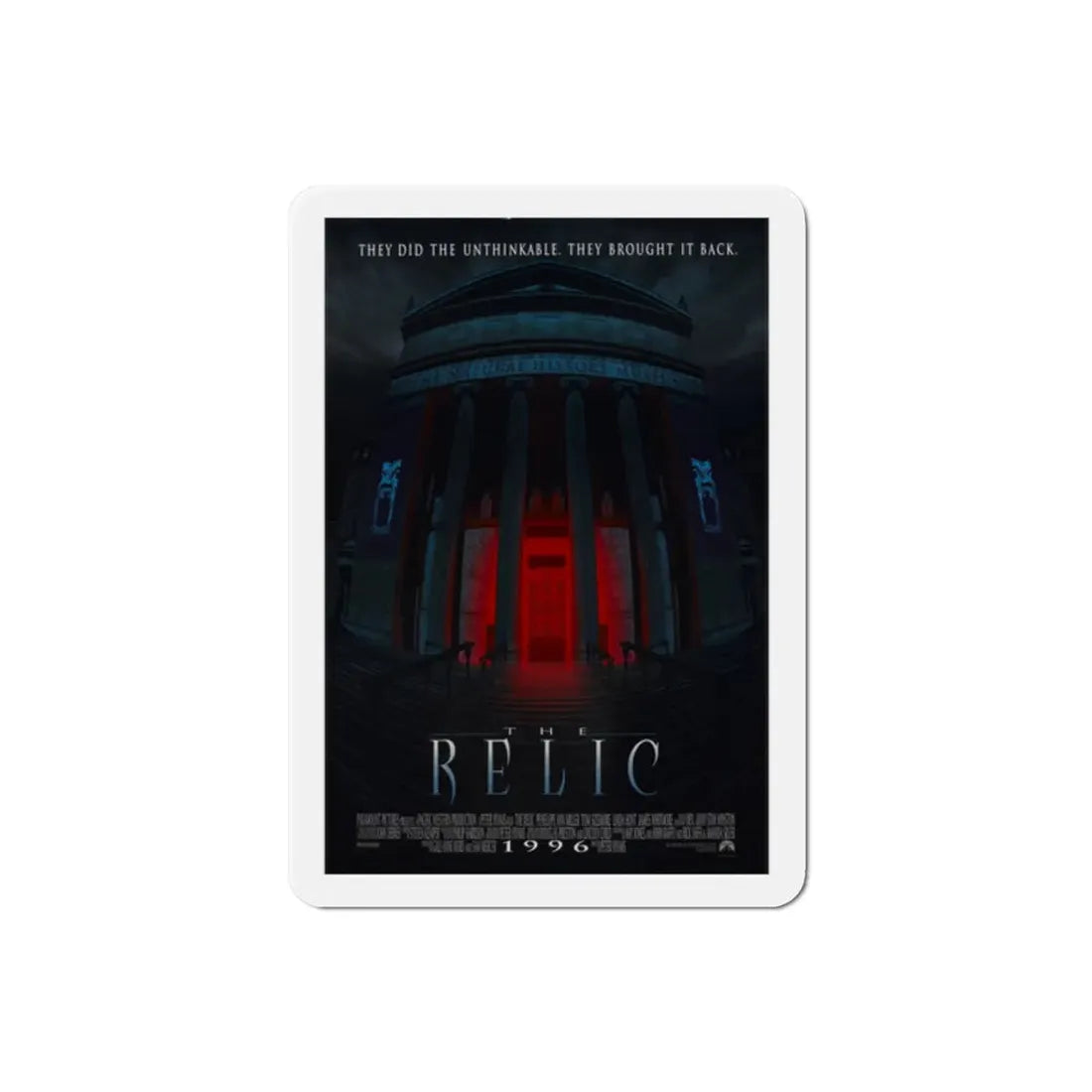 The Relic 1997 Movie Poster Refrigerator Magnet 2 Inch - The Sticker Space