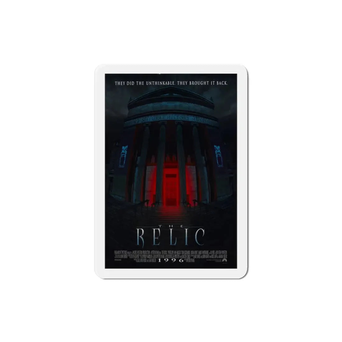 The Relic 1997 Movie Poster Refrigerator Magnet 3 Inch - The Sticker Space