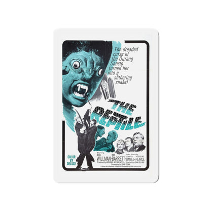 THE REPTILE 1966 Movie Poster - Refrigerator Magnet-3" x 3"-The Sticker Space