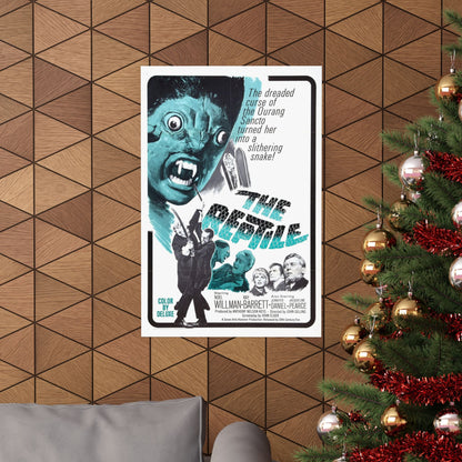 THE REPTILE 1966 - Paper Movie Poster-The Sticker Space