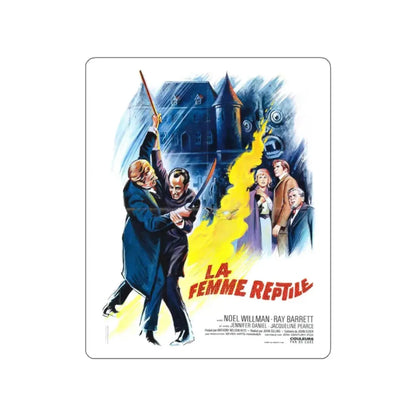 THE REPTILE (FRENCH) 2 1966 Movie Poster STICKER Vinyl Die-Cut Decal 2 Inch - The Sticker Space