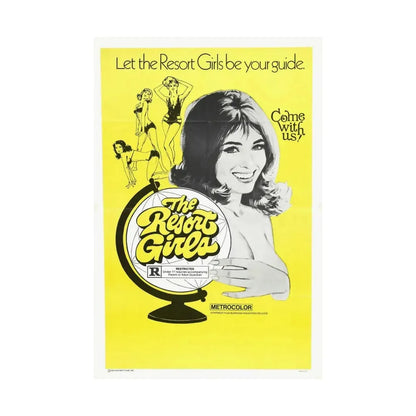 THE RESORT GIRLS 1971 - Paper Movie Poster - The Sticker Space