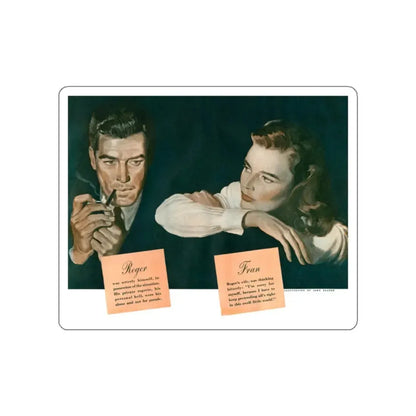 The Rest of the Trio, 1941 (Magazine Illustration) STICKER Vinyl Die-Cut Decal White Die-Cut 2 Inch - The Sticker Space