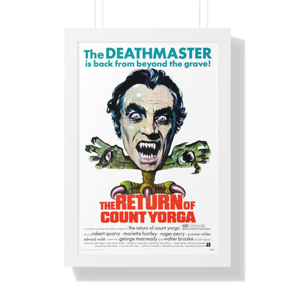 THE RETURN OF COUNT YORGA 1971 - Framed Movie Poster-16″ x 24″-The Sticker Space