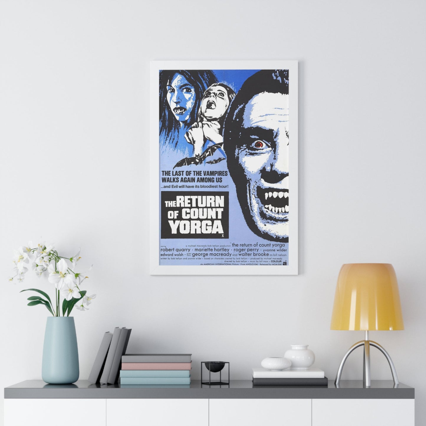 THE RETURN OF COUNT YORGA (2) 1971 - Framed Movie Poster-The Sticker Space