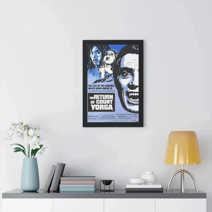THE RETURN OF COUNT YORGA (2) 1971 - Framed Movie Poster - The Sticker Space