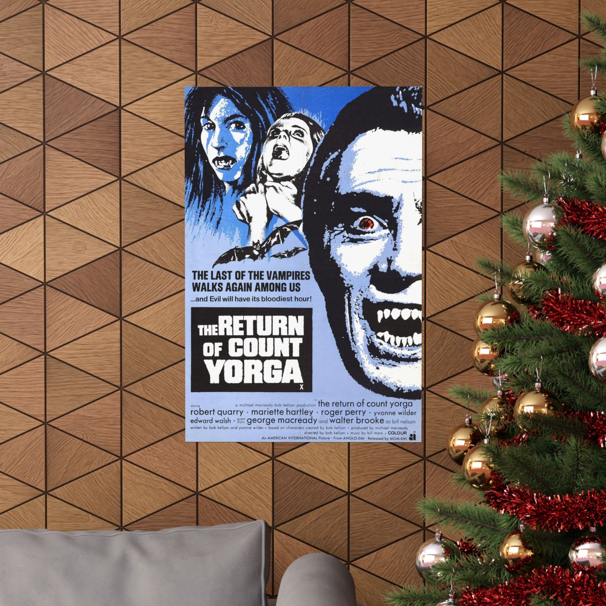 THE RETURN OF COUNT YORGA (2) 1971 - Paper Movie Poster-The Sticker Space